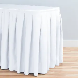 14 ft. Accordion Pleat Polyester Table Skirt (8 Colors)