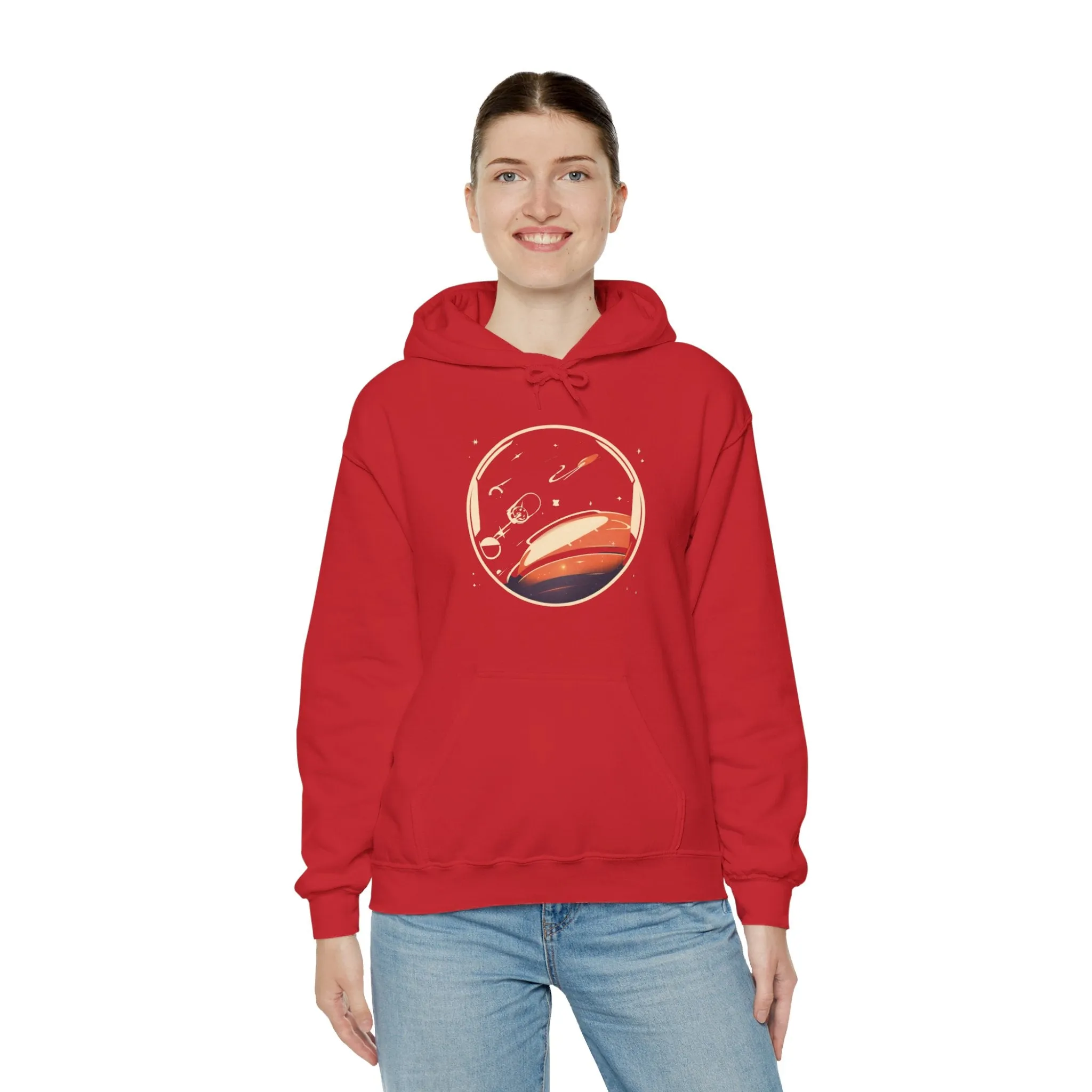 Abort Landing Spaceart Sci-Fi Hoodie