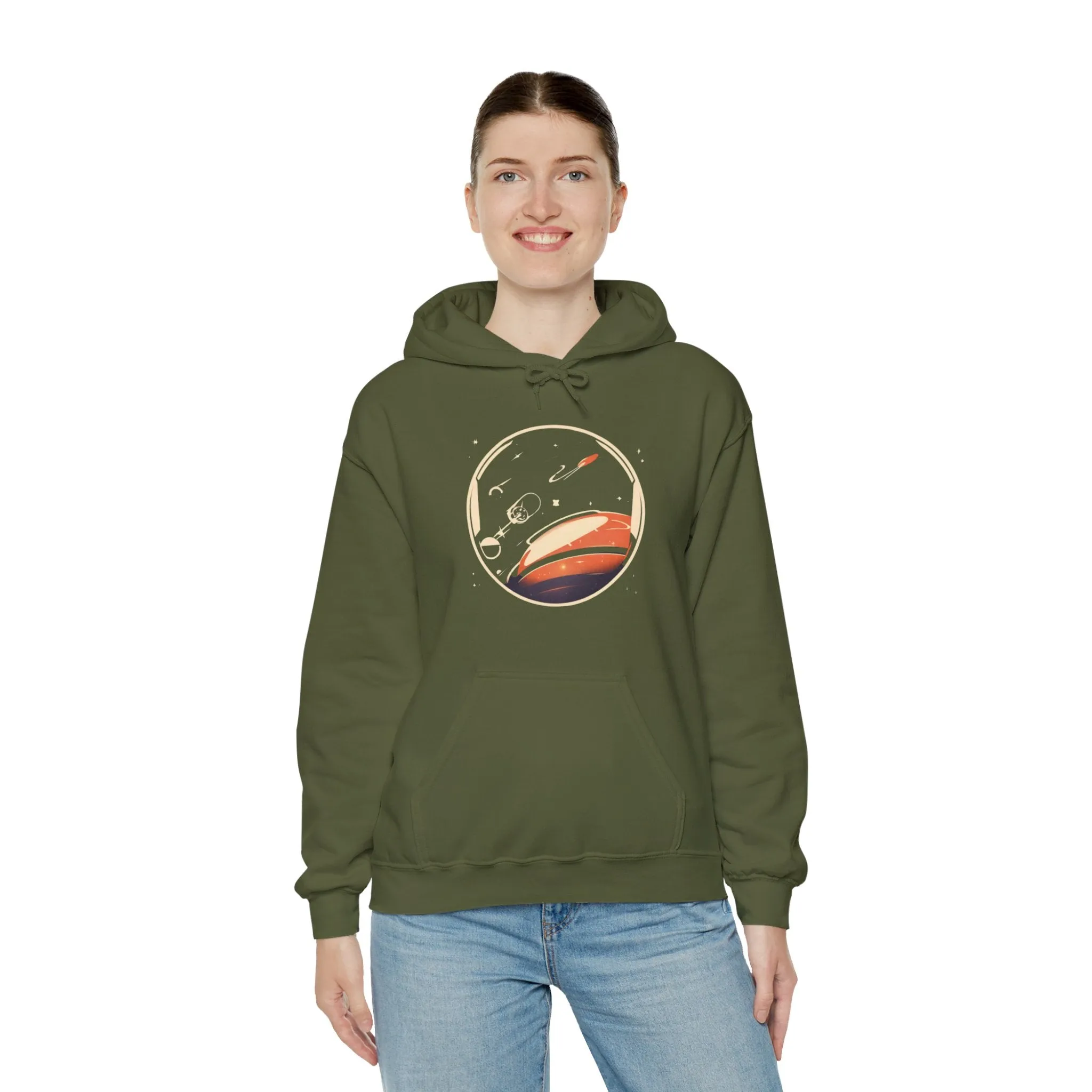 Abort Landing Spaceart Sci-Fi Hoodie