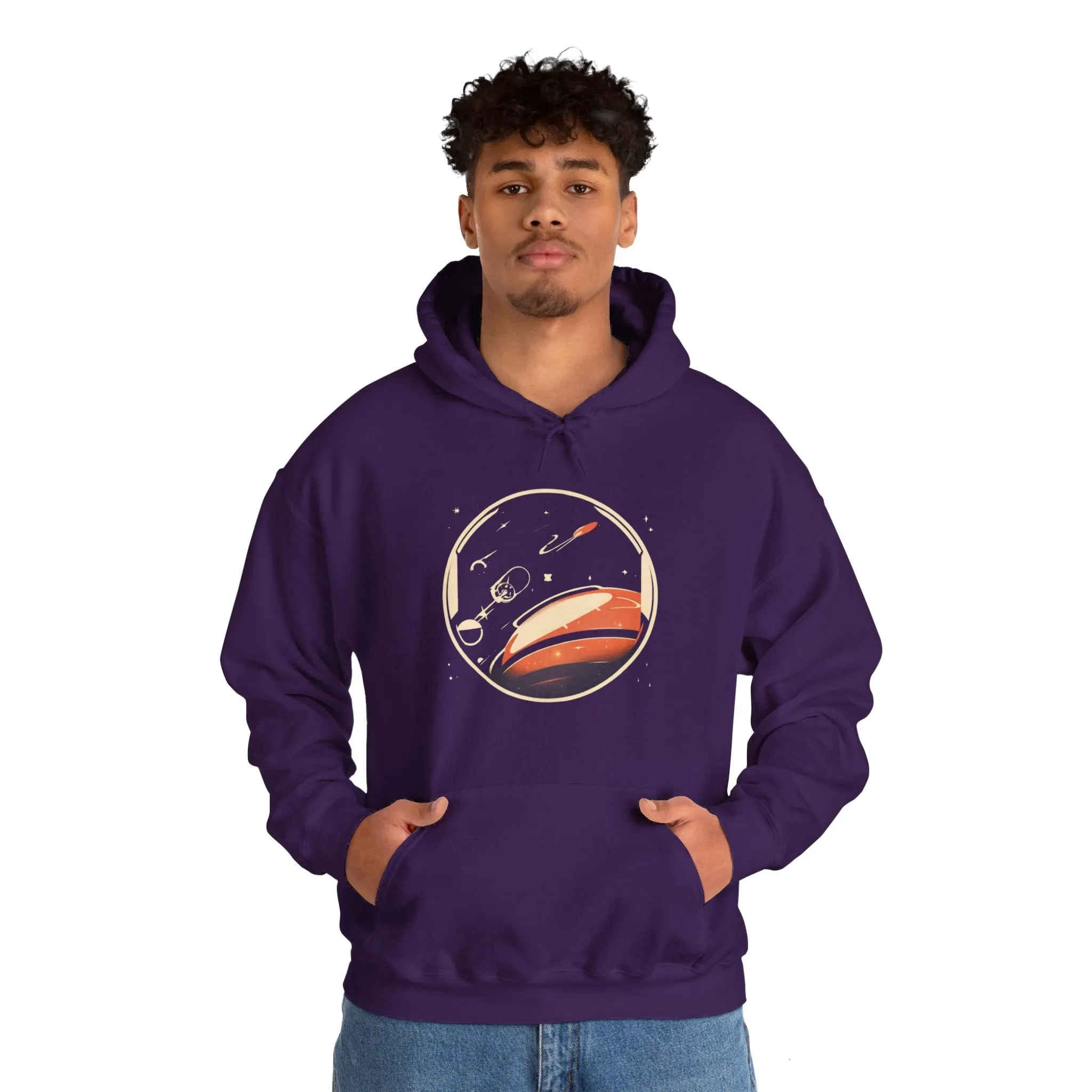 Abort Landing Spaceart Sci-Fi Hoodie