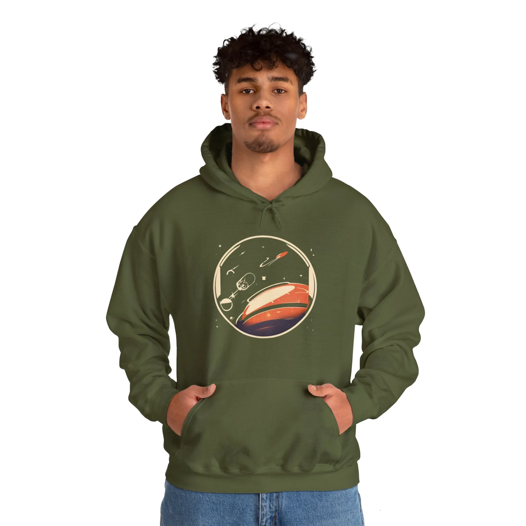 Abort Landing Spaceart Sci-Fi Hoodie