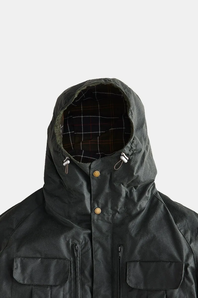 Barbour x TO KI TO Bicycle Wax Jacket (Sage)