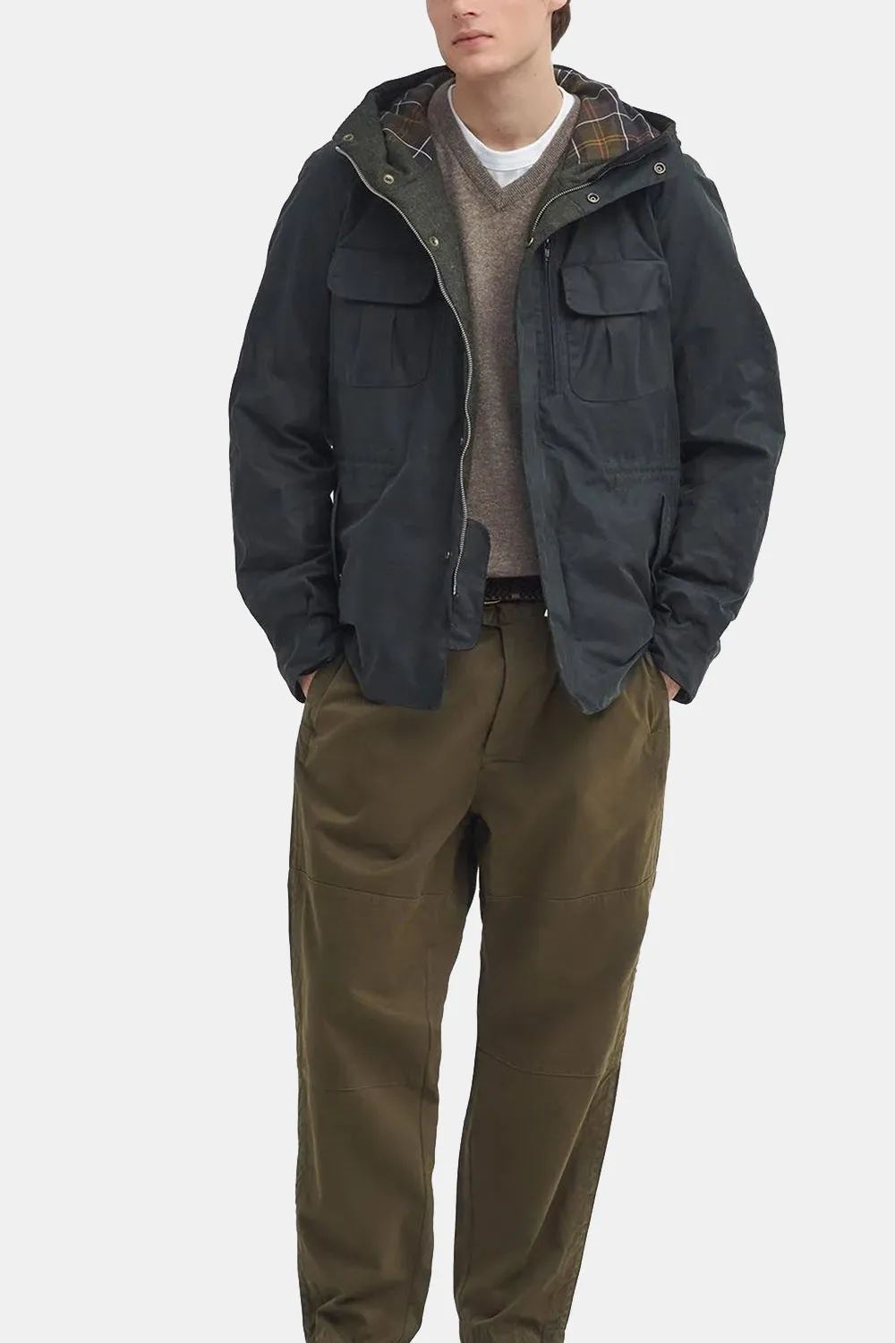 Barbour x TO KI TO Bicycle Wax Jacket (Sage)