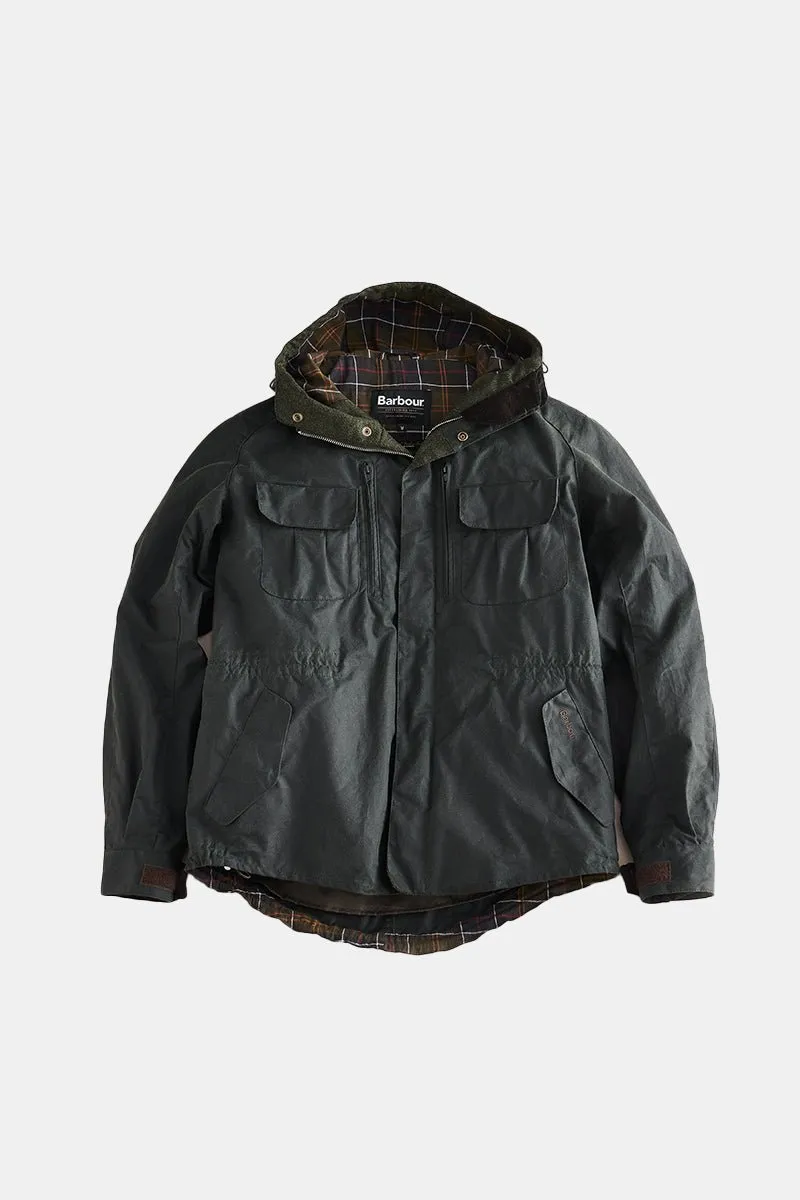 Barbour x TO KI TO Bicycle Wax Jacket (Sage)