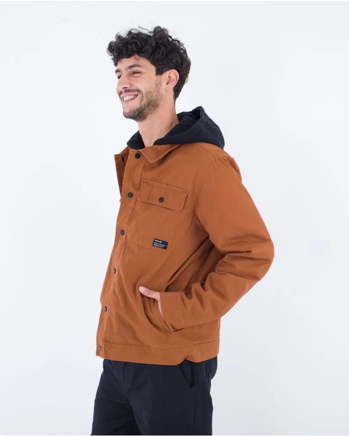 Boyd Hooded Jacket in Bronze