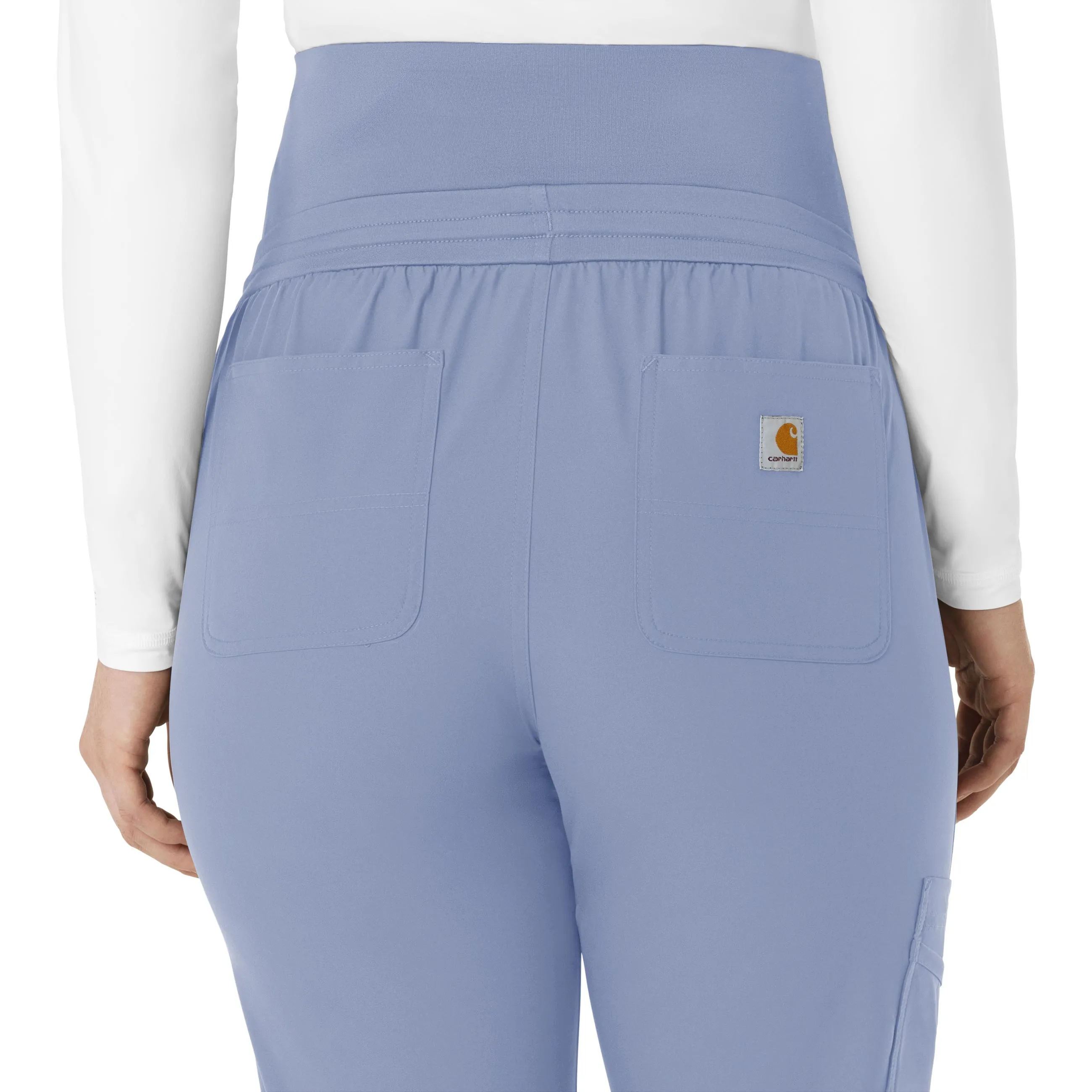 Carhartt Force Essentials Women's Maternity Jogger Scrub Pant - Ceil Blue