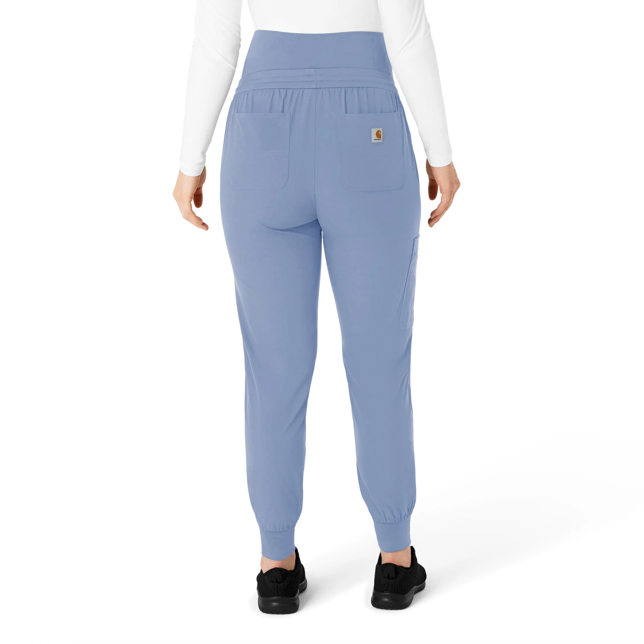 Carhartt Force Essentials Women's Maternity Jogger Scrub Pant - Ceil Blue