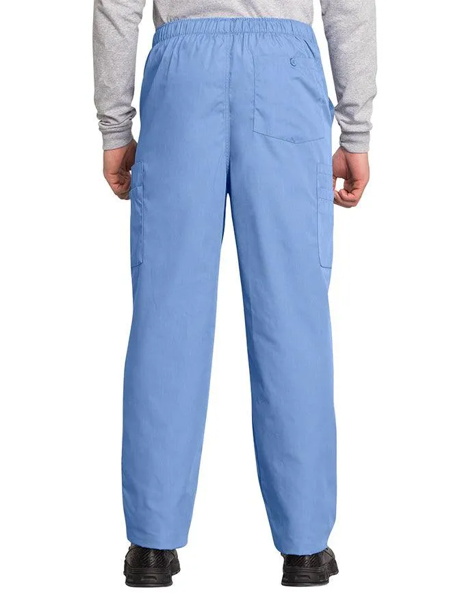 Cherokee Workwear Men's Drawstring Cargo Petite Scrub Pant