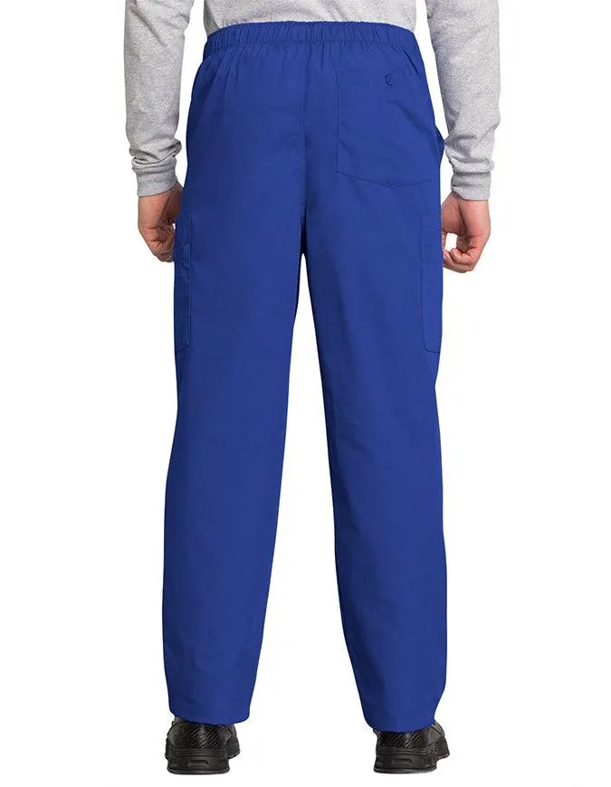 Cherokee Workwear Men's Drawstring Cargo Petite Scrub Pant