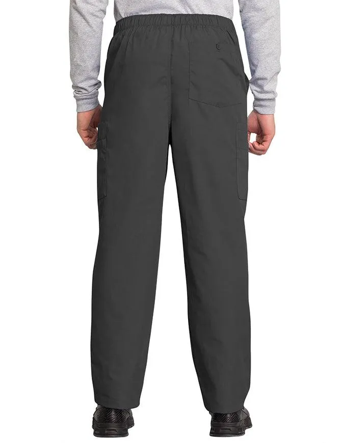 Cherokee Workwear Men's Drawstring Cargo Petite Scrub Pant