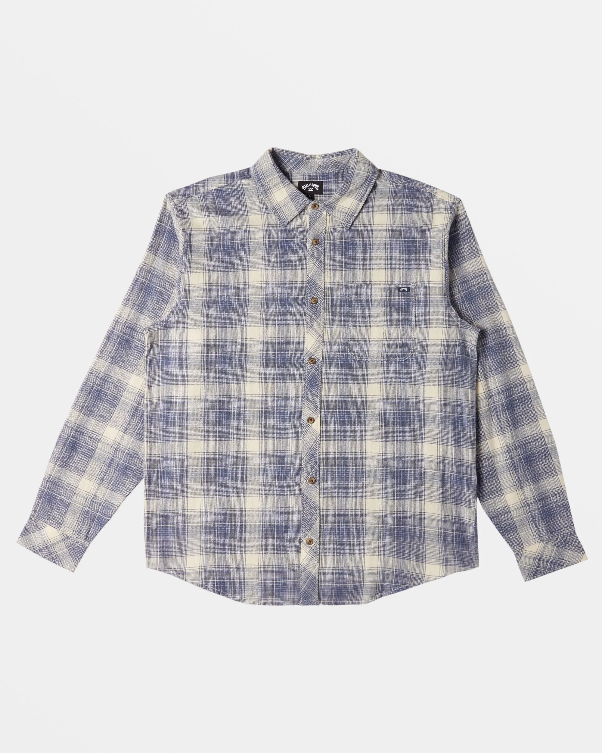 Coastline Flannel Shirt - Slate Blue