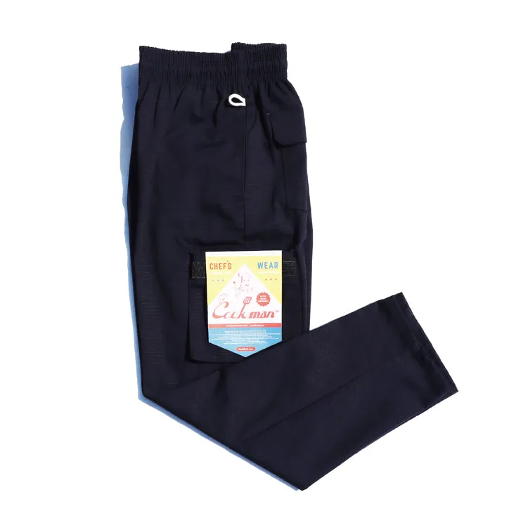 Cookman Chef Pants Cargo - Ripstop : Black