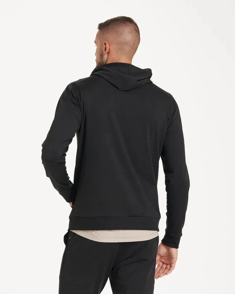 Coronado Full Zip Hoodie in Black Heather