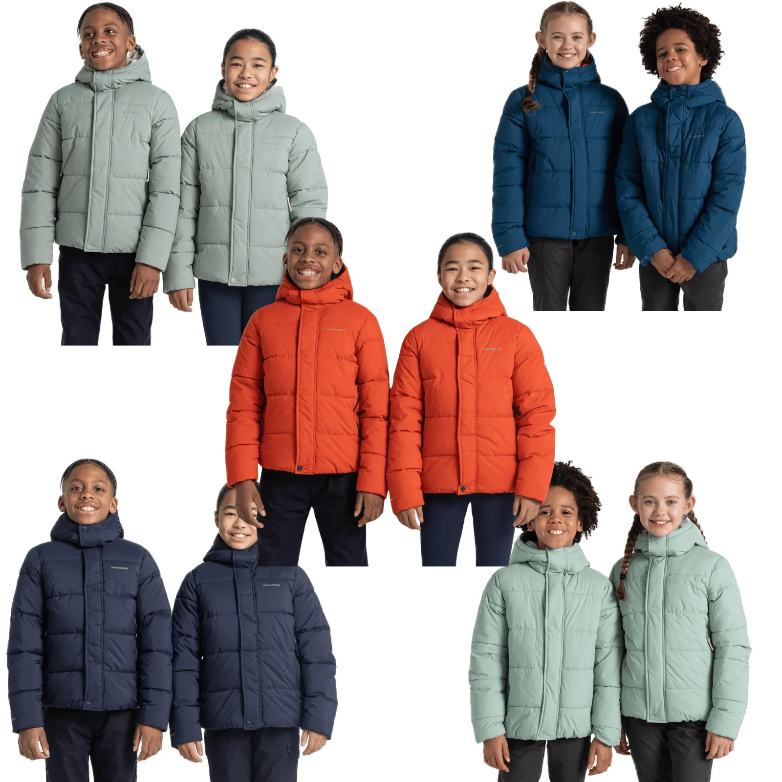 Craghoppers Kids Brandon Hooded Jacket