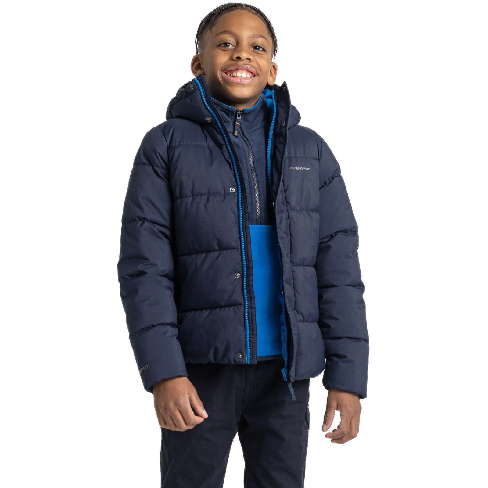 Craghoppers Kids Brandon Hooded Jacket