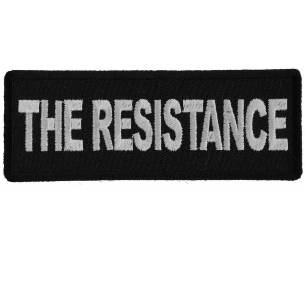 Daniel Smart The Resistance Embroidered Iron On Patch, 4 x 1.5 inches