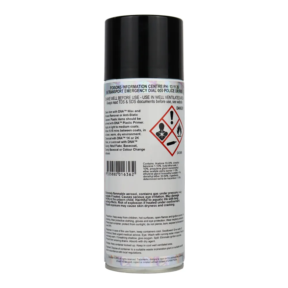 DNA PAINTS Solid Basecoat Spray Paint 350ml Aerosol Rod Red