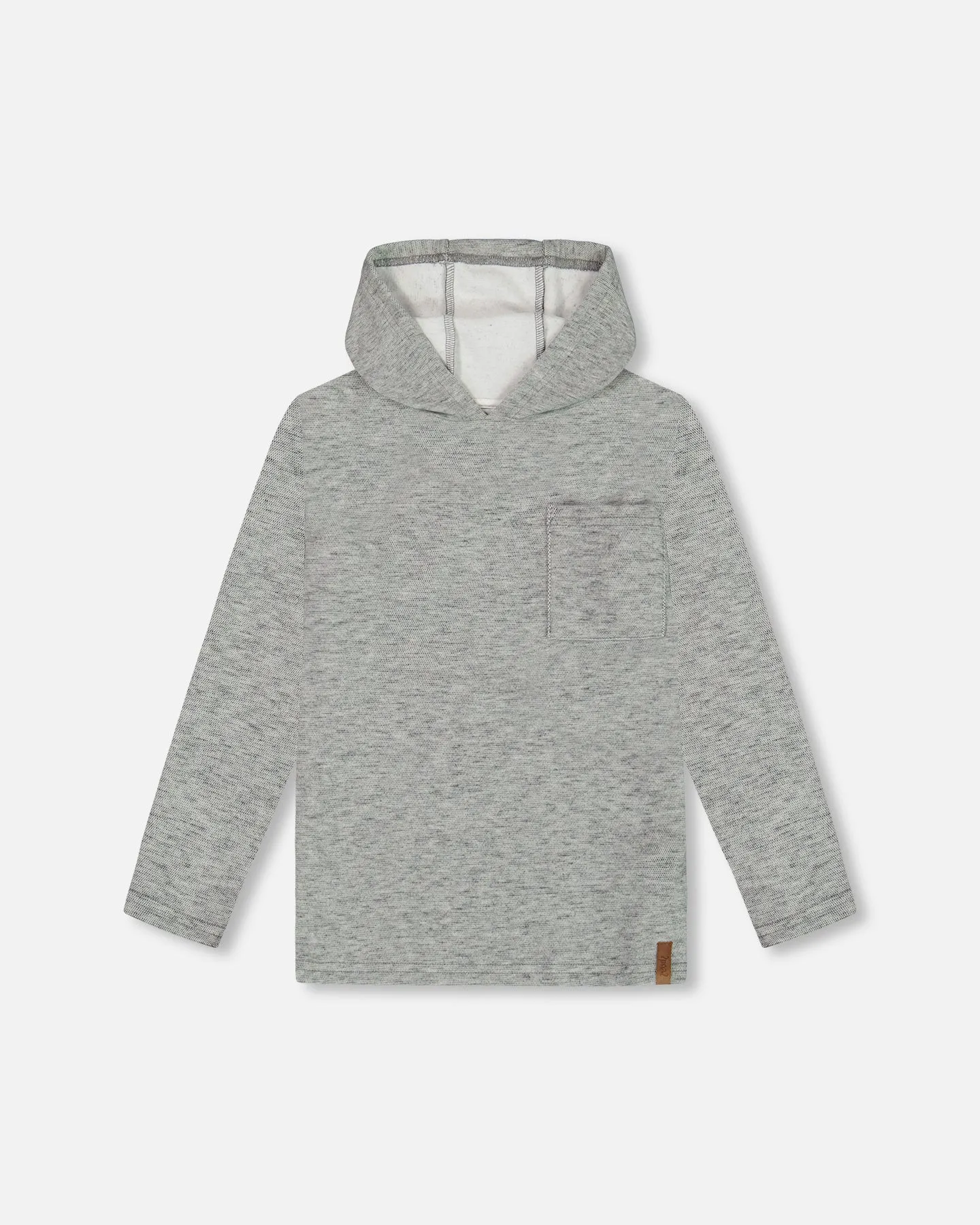 DPD Brushed Jersey Fleece Hooded Shirt