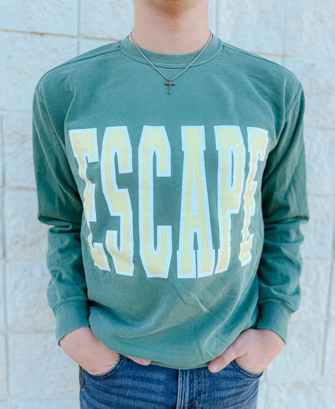 Escape Varsity Letter Crewneck