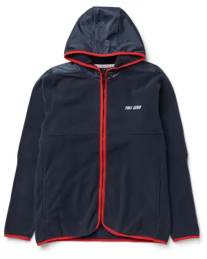 Full Send Golf Fleece Hoodie Zip-Up (Navy)