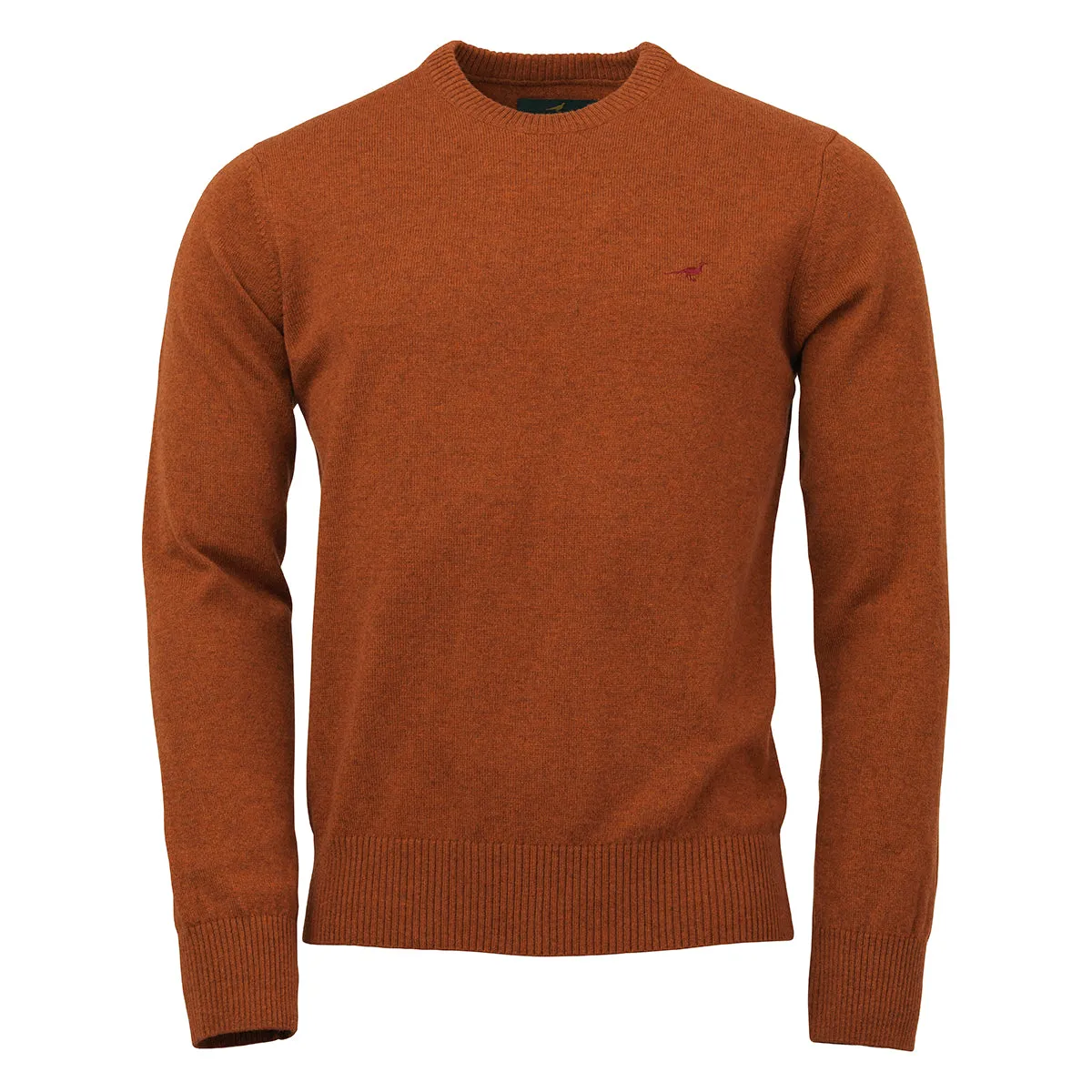 Laksen Men's Hoy O-Neck 95% Lambswool / 5% Cashmere Sweater