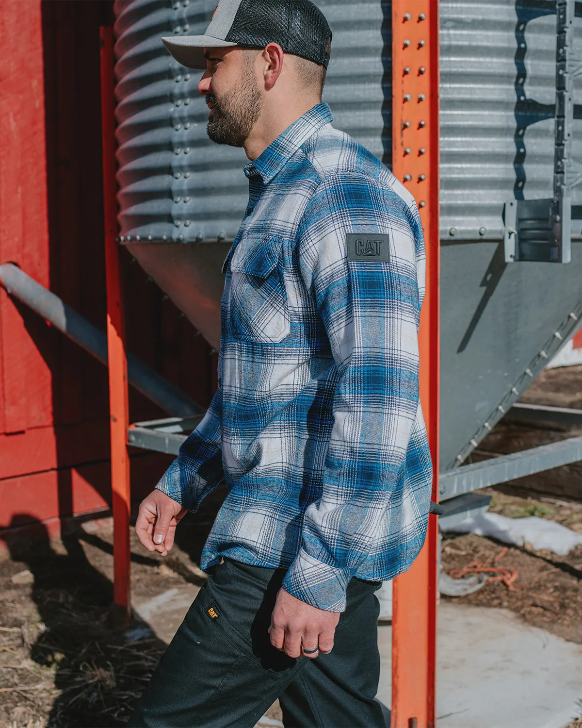 MEN'S PLAID HEAVYWEIGHT OVERSHIRT