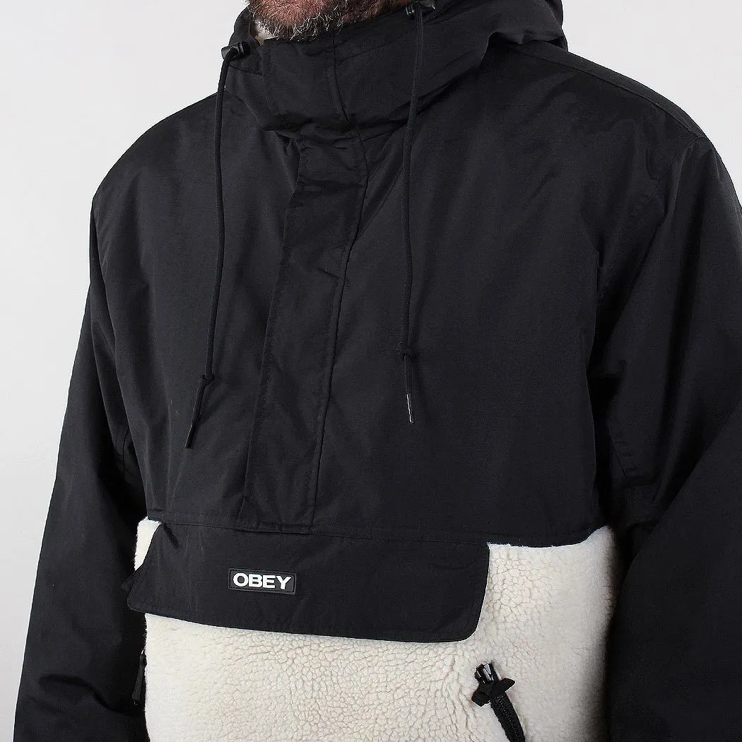 OBEY Splits Sherpa Pullover Jacket