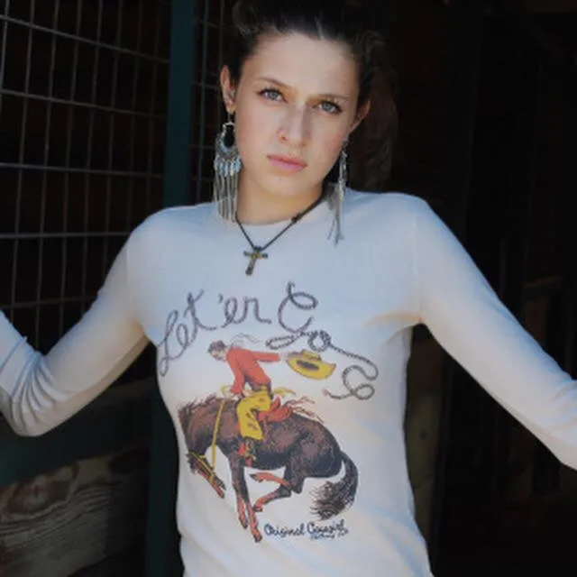 Original Cowgirl Clothing T-Shirts: Thermal Let'er Go