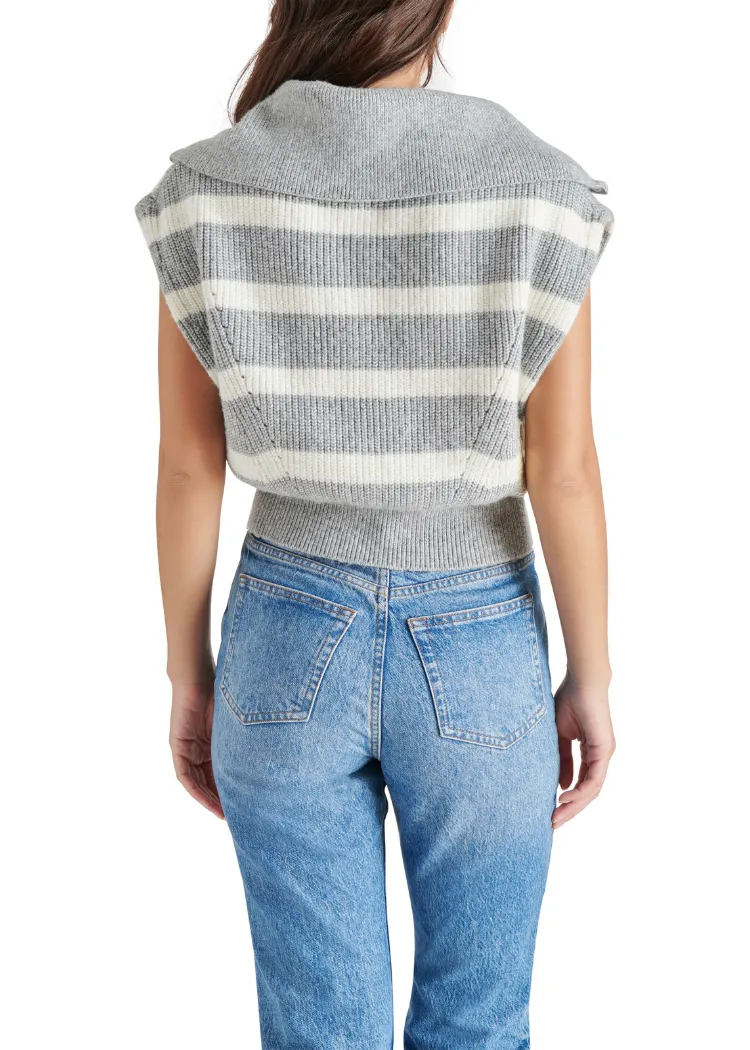 Steve Madden Easton Sweater- Heather Grey ***FINAL SALE***