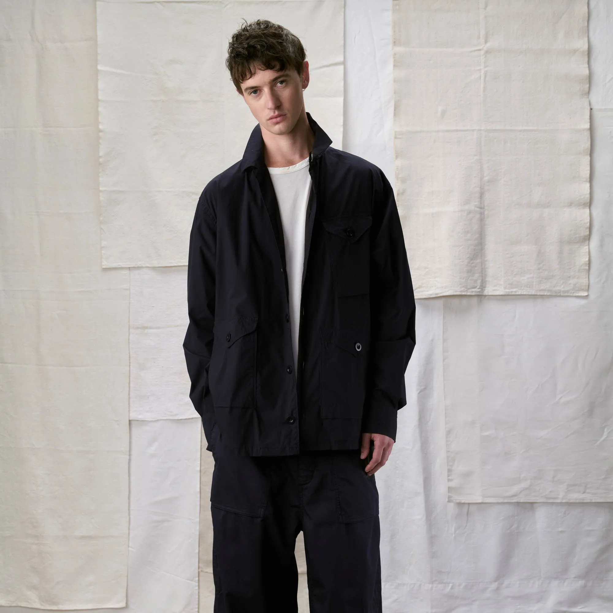 Ten c Lightweight Mid Layer Jacket Navy