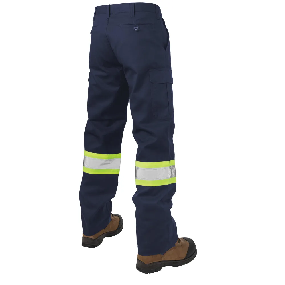 Tough Duck Relaxed Fit Twill Safety Cargo Utility Pant - S607