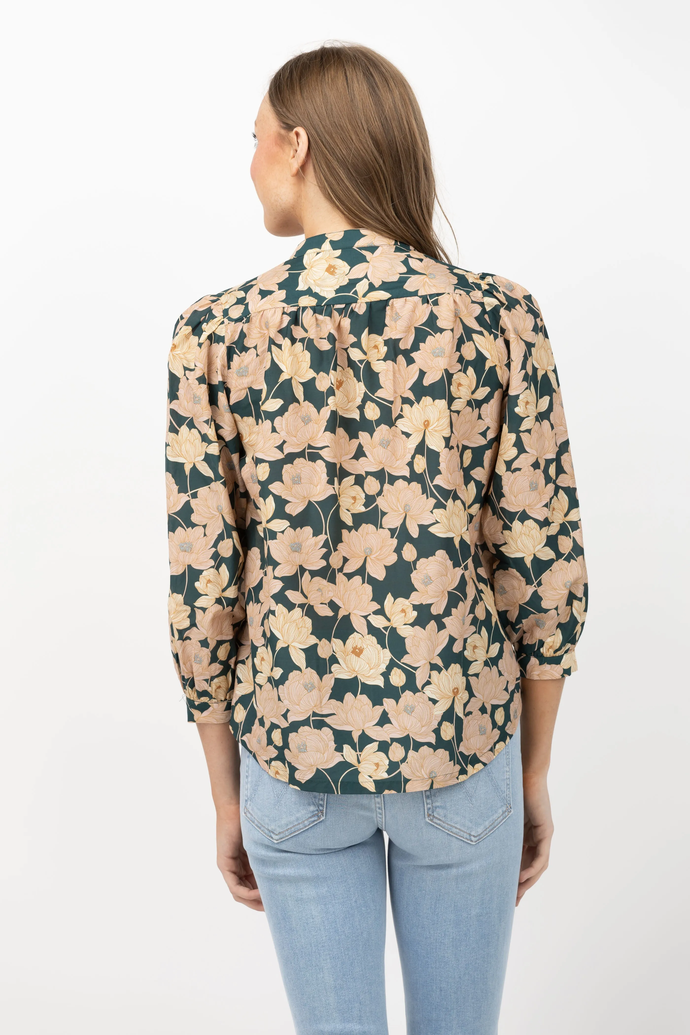 Trovata Clara Blouse in Jasper Twilight