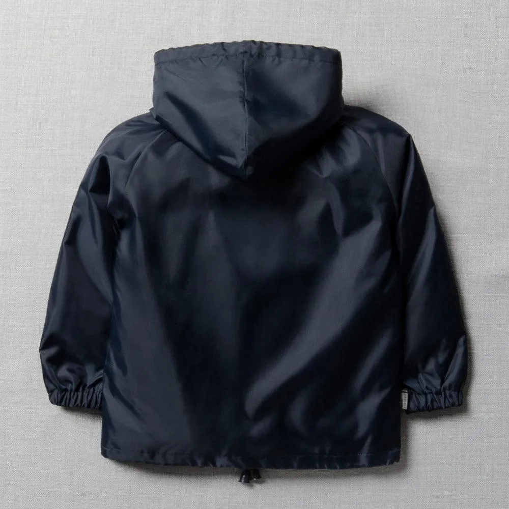 Unisex School Rain Jacket Navy