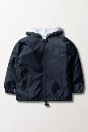 Unisex School Rain Jacket Navy