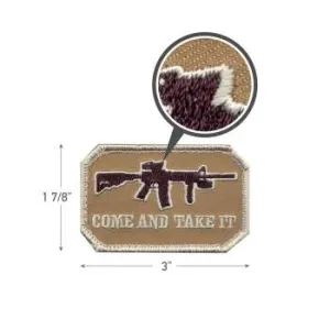 White Cross Red Morale Patch