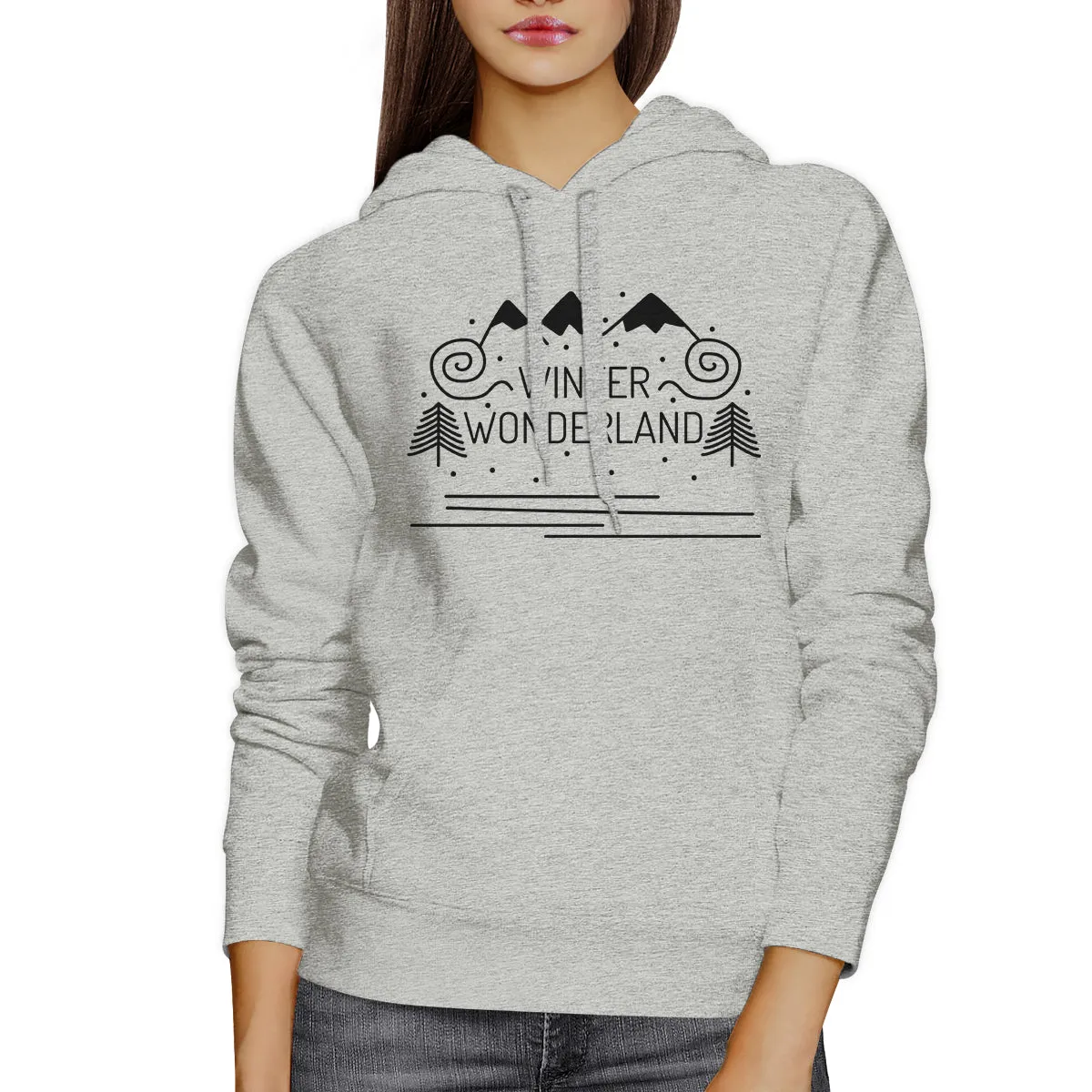 Winter Wonderland Grey Hoodie